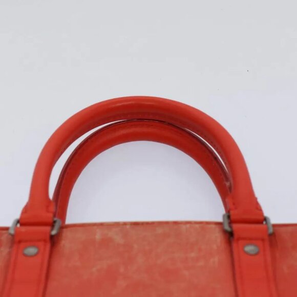 LOUIS VUITTON Damier Infini Porte Documents Voyage Bag Orange M56004 Auth 55372 - Picture 8 of 16